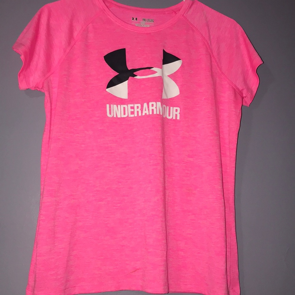 A hot pink workout shirt!!